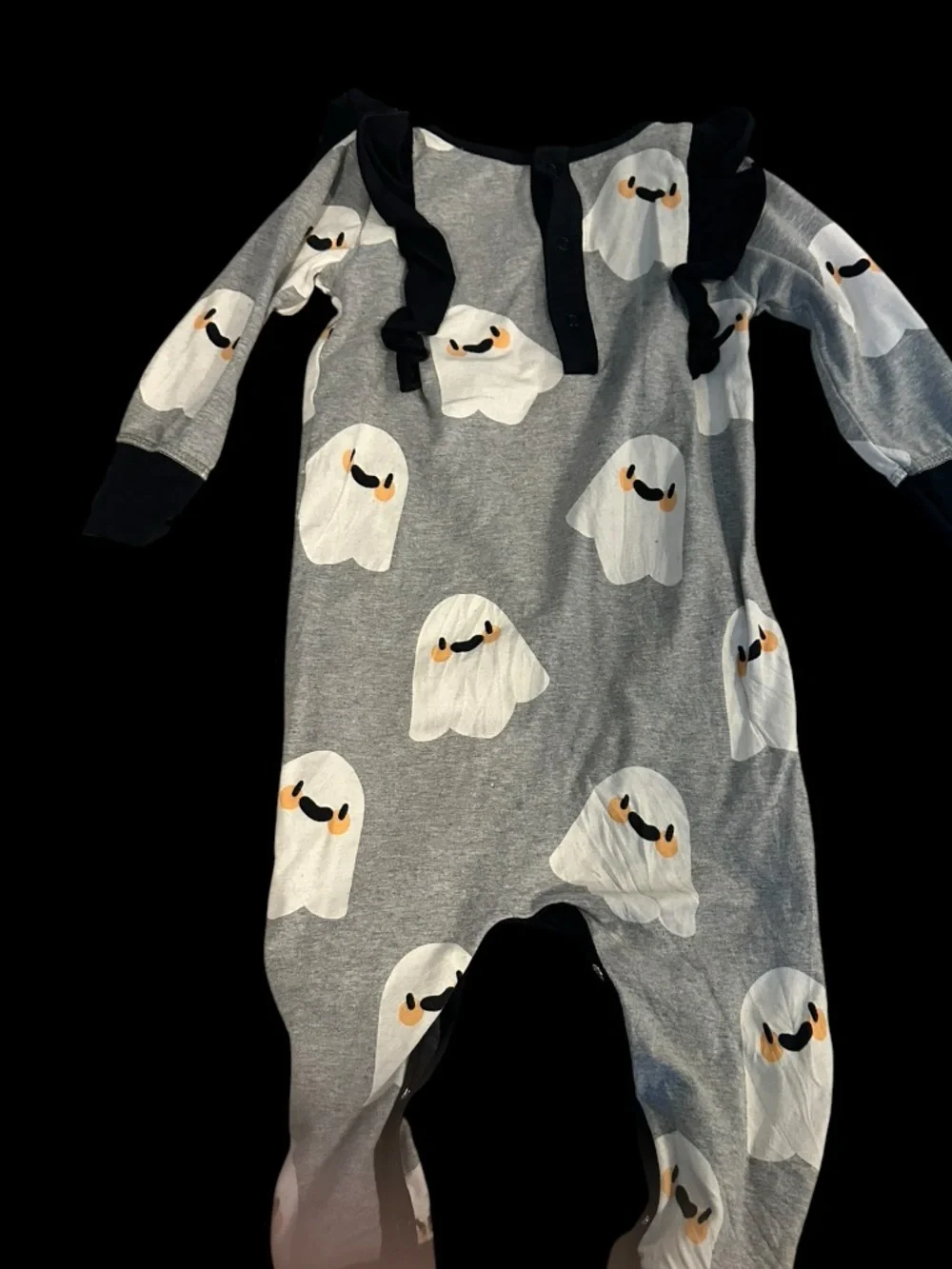 Monica + Andy Halloween Ghost Romper